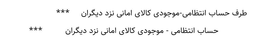 ثبت حسابداری کالای امانی 04 آموزش حسابداری آکادمی رشد مالی